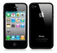 Protector Lateral silicone Preto Iphone4